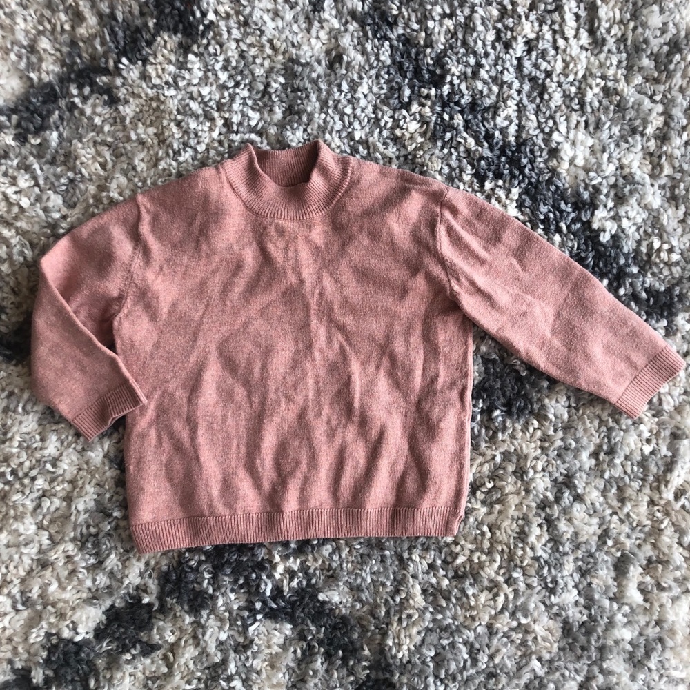 Zara Knit Sweater Pink  9-12 months
